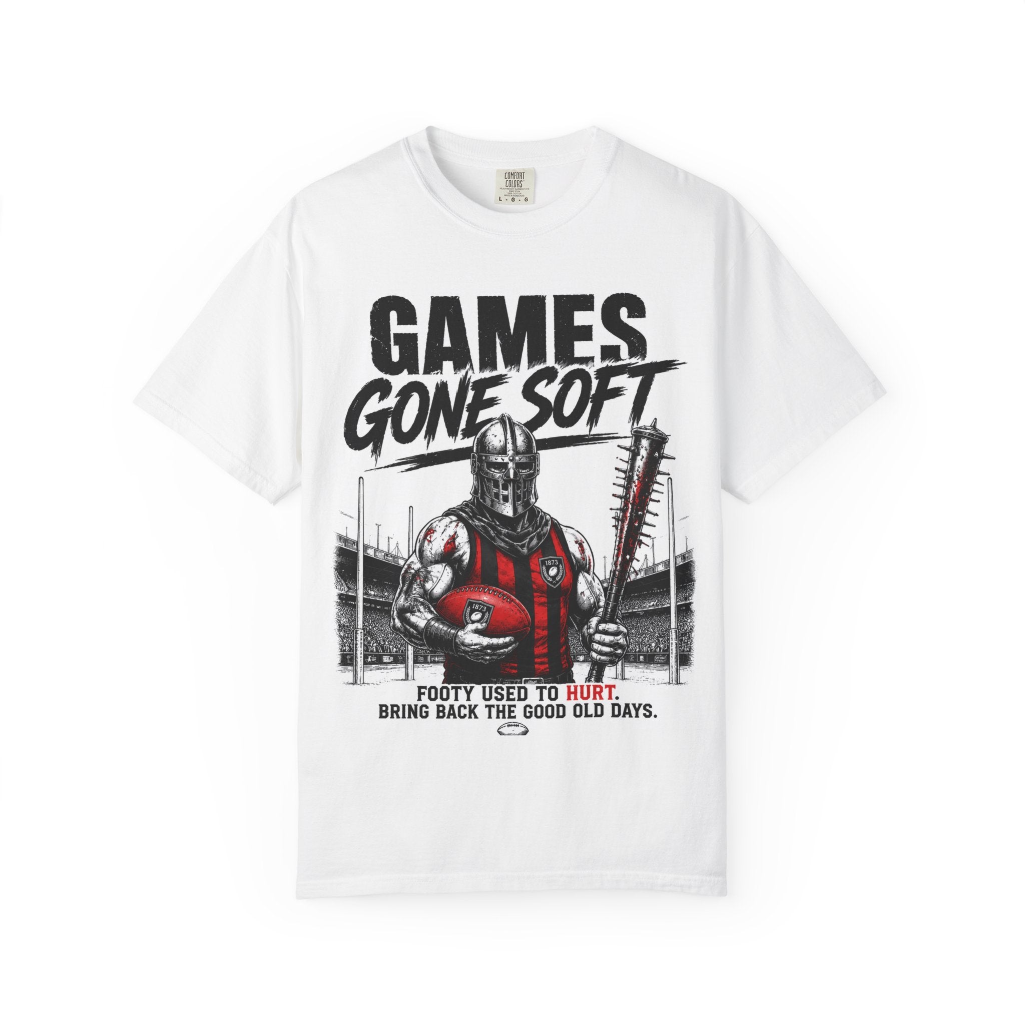 Games Gone Soft Shirt — Old School AFL Footy Tee